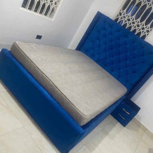Double Bed Frame With Bed Side Drawer